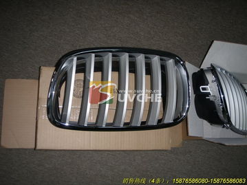 济南宝马X6银色中网改装 点亮E71个性风范，尽在迈客汽车用品